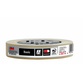 Малярная лента 3M Scotch PRO P3630 24 мм x 50 м, бежевая