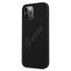 Guess iPhone 12 Pro Max Case Script Vintage, Black