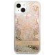 Guess Paisley Liquid Glitter vāciņš iPhone 13 mini Zelta