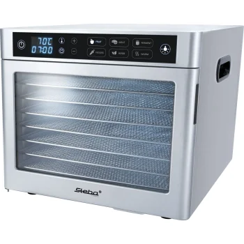Pārtikas žāvētājs Steba ED 80 Steel Deluxe 500 W, pelēks