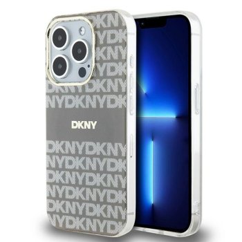 DKNY iPhone 15 Pro Max Case IML Mono & Stripe MagSafe, Black