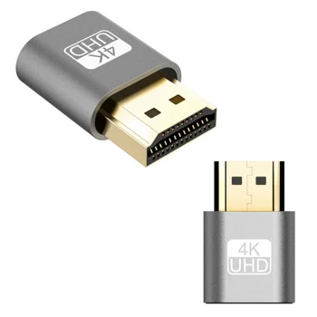 HDMI эмулятор монитора заглушка 4K, серый