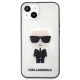 Чехол Karl Lagerfeld для iPhone 13 mini Ikonik Karl, прозрачный