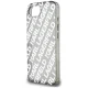 Karl Lagerfeld IML Repeat Logo vāciņš iPhone 16e, sudraba