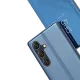 Чехол-книжка Hurtel Clear View для Samsung Galaxy S24 FE, синий
