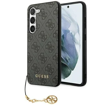 Guess Samsung Galaxy S24 Case 4G Charms Collection, Black