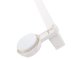Adjustable Wall-Mounted Towel Rack with Suction Cups, White