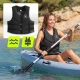 Neoprēna peldveste TSUNAMI Hydrox Pro 50, XL izmērs, melna