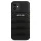 Mercedes-AMG iPhone 12 mini vāciņš Debossed Lines, melns