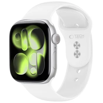 Tech-Protect Silicone Watch Strap for Apple Watch 40 / 41 / 42 mm, White