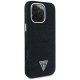 Guess iPhone 16 Pro Max Case Denim Triangle Logo MagSafe, Black