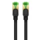 Baseus ātrais RJ45 kat. tīkla kabelis. 8 40Gbps 1m pīts melns | Fast Cat. Network Cable. Braided Black