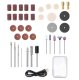 Mini Electric Grinder Milling Drill Engraving Pen Set of 39 Elements