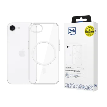 3mk Clear MagCase vāciņš Apple iPhone 16E, Caurspīdīgs