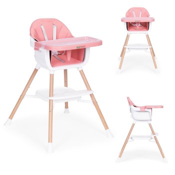 Bērnu barošanas krēsliņš 2in1 ECOTOYS, rozā