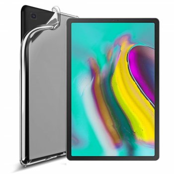 Samsung Galaxy Tab S5e SM-T720 Clear Soft TPU Gel Case, Transparent | Planšetdatora Vāks Apvalks Pārvalks