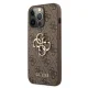 Guess GUHCP13X4GMGBR iPhone 13 Pro Max 6.7" brūns/brūns cietais futrālis 4G Big Metal Logo | brown/brown...