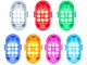 Wireless LED Strobe Lights with Remote, 7 Colors, 2 Pcs