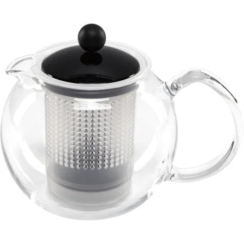 Френч-пресс для чая Bodum ASSAM с пластиковым фильтром, 0.5 л, черный