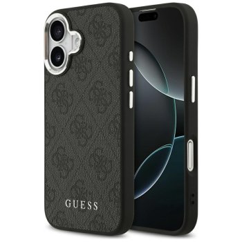 Guess 4G Classic Logo MagSafe maciņš iPhone 17 - melns | Phone Case Cover Black
