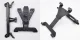 Auto planšetdatora turētājs pie galvas balsta 110-210 mm, melns