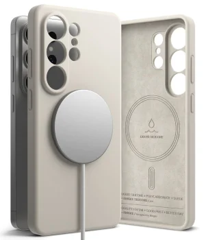 Чехол Ringke Silicone MagSafe для Samsung Galaxy S26 Ultra, бежевый