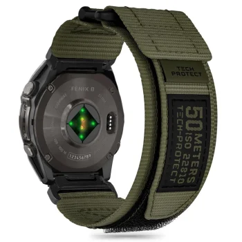 TECH-PROTECT SCOUT PRO GARMIN FENIX 5 / 6 7 8 (47 MM) E MILITARY GREEN