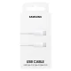 Кабель Samsung USB-C на USB-C 5A 1м, белый