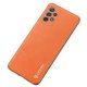 Samsung Galaxy A72 (SM-A725F/DS) Dux Ducis Yolo Elegant Case Cover Soft TPU and PU Leather, Orange | Telefona Maciņš...