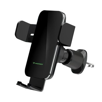 Wozinsky WEDZ-3Y8S auto turētājs ar 15W bezvadu lādētāju, melns