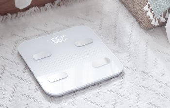 Yunmai S M1805 Ķermeņa Istabas Svari ar Bluetooth Funkciju, Balts | Bathroom Scale Body Fat Composition Scale with Bluetooth