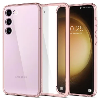 Samsung Galaxy S23 (SM-S911) Spigen Ultra Hybrid Case Cover, Rose Crystal | Telefona Vāciņš Maciņš Maks Apvalks...