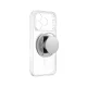 Vāciņš AmazingThing Titan Pro Pop Lens iPhone 18 Pro ar kameras aizsargu un statīvu, caurspīdīgs