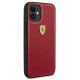 Чехол Ferrari для iPhone 12 mini On Track Perforated, красный