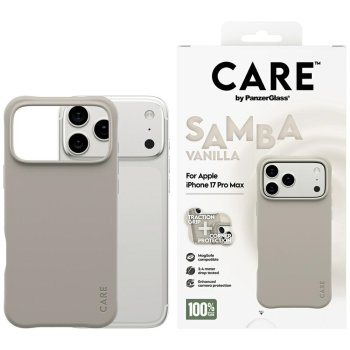 PanzerGlass iPhone 17 Pro Max vāciņš CARE Fashionable Samba MagSafe, pelēks
