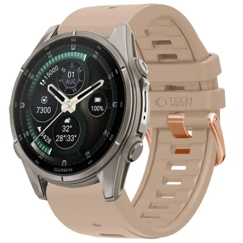 Силиконовый ремешок Tech-Protect для Garmin Fenix 5S/5S Plus/6S/6S Pro/7S/8/9/9 Pro (43 mm),...
