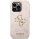 Guess 4G Metal Logo vāciņš Apple iPhone 15 Pro, Rozā