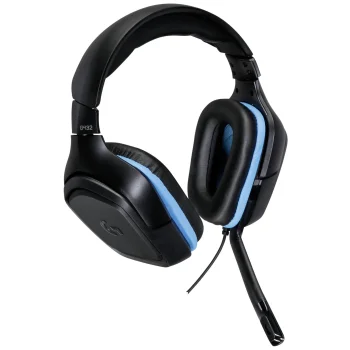 Проводная игровая гарнитура Logitech G432 Черная/Синяя