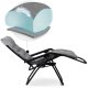Sofotel ChillWell folding garden lounger with cushion