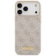 Чехол Guess 4G Logo Plate MagSafe для iPhone 17 Pro Max — розовый