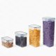 Food Storage Containers Set 24 Piece for Kitchen & Pantry Organization with Labels