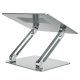 Nillkin ProDesk Adjustable Laptop Stand, Ergonomic Aluminum Riser for Desk, Silver