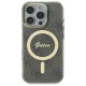 Чехол Guess IML 4G MagSafe для iPhone 16 Pro, коричневый