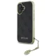 Guess iPhone 16 vāciņš 4G Charms Collection, melns