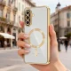 Tech-Protect MagFlex MagSafe vāciņš Samsung Galaxy A27 5G, caurspīdīgs / zelts