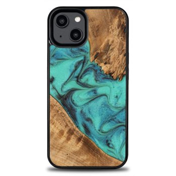 Bewood iPhone 15 Plus Case Unique Turquoise, Turquoise/Black