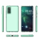 Прозрачный чехол Spring Case для Samsung Galaxy A02s EU с черной рамкой