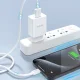 Сетевое зарядное устройство Dudao A4EU USB-A 2.1A с кабелем Lightning, белое