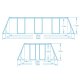 Bestway 56456N karkasa baseins 412x201x122 cm, 17-in-1 komplekts