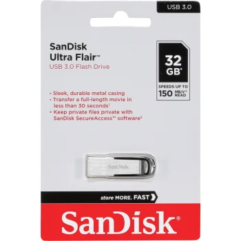 USB zibatmiņa SanDisk Ultra Flair 32 GB USB 3.0 150 MB/s